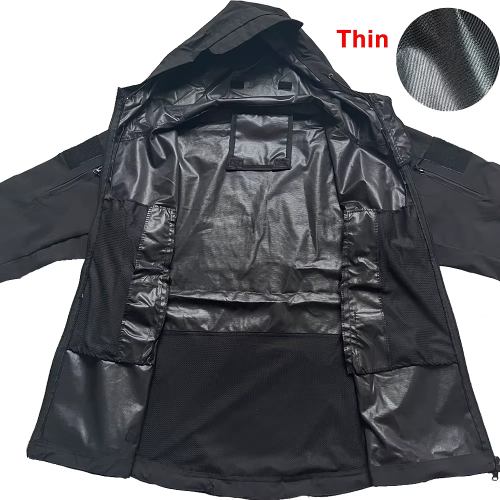 Military Shark Skin Soft Shell Jackets Men Tactical Windproof Waterproof jacket men Army Combat