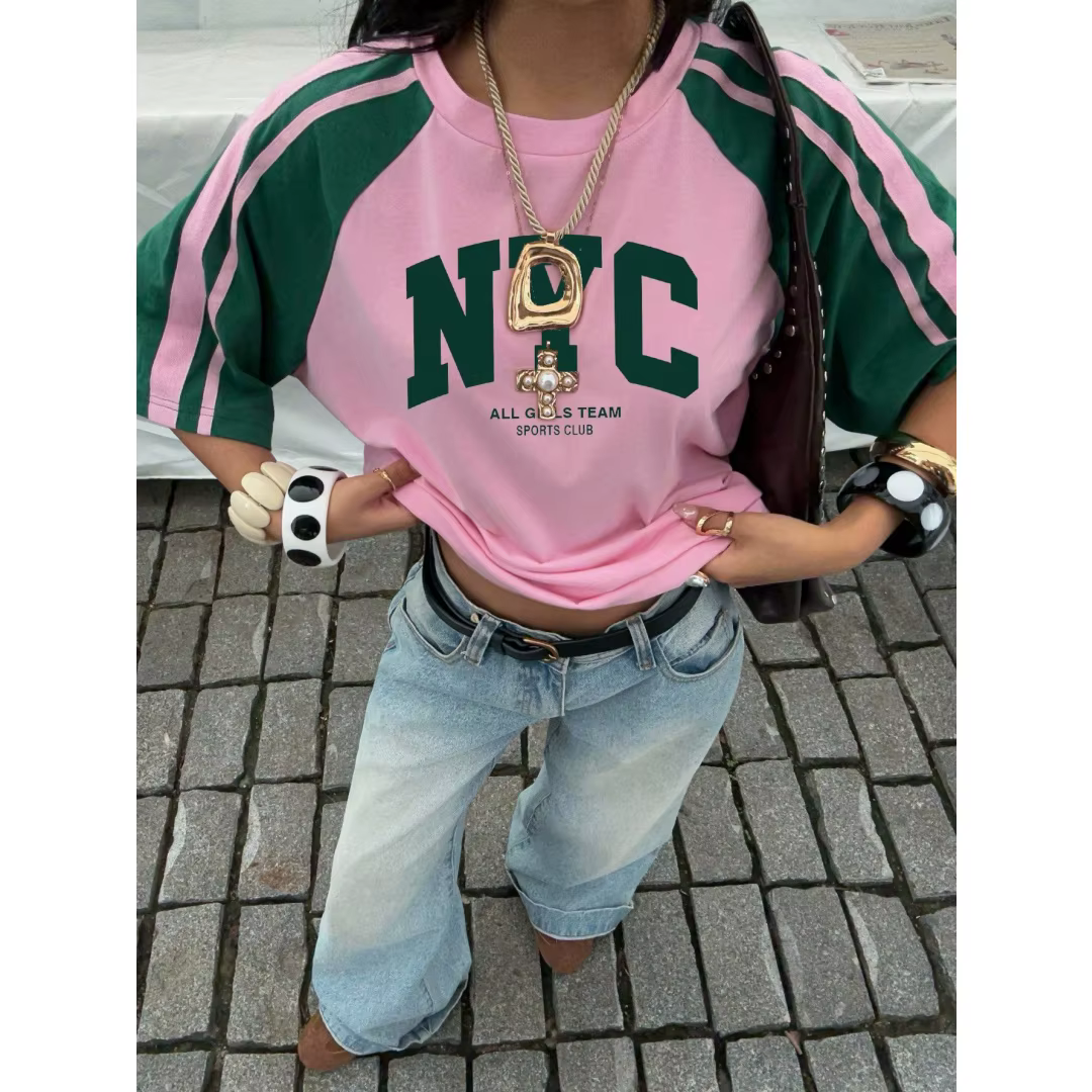T-shirt à manches raglan pour femme
