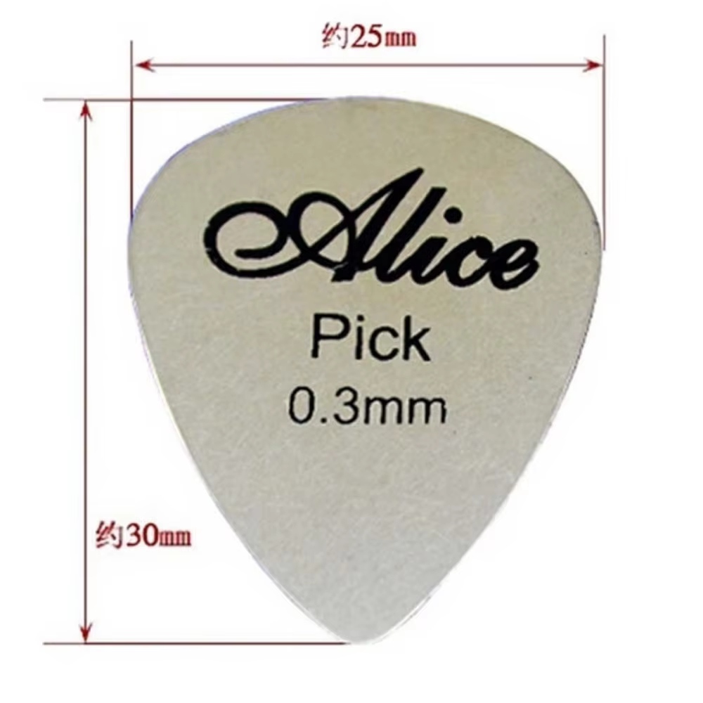 5 pièces/10 pièces plectres de guitare en métal Durable professionnel basse Ukelele plectres de guitare électrique Guitarra Accesorios