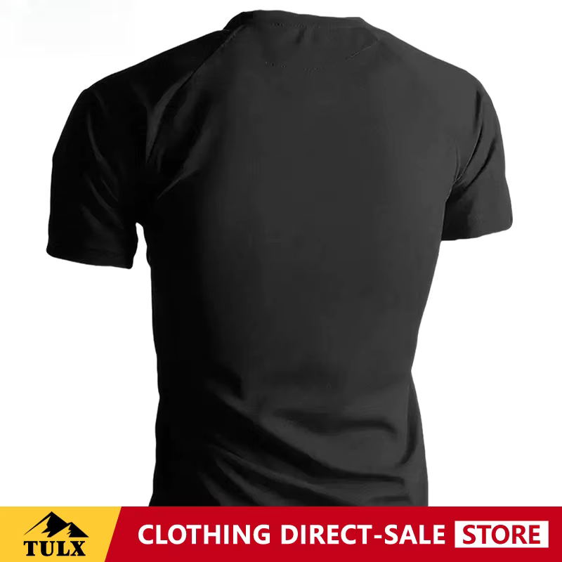 T-shirt à col rond à manches courtes