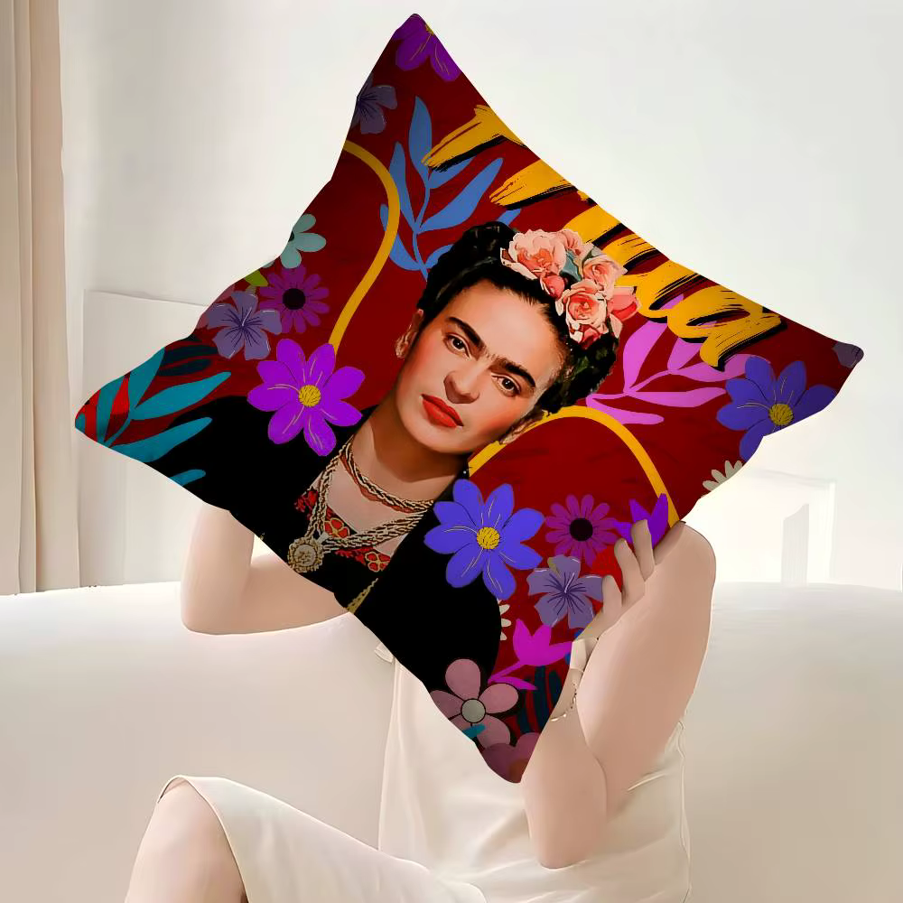 Housse de coussin personnalisée Frida Kahlo