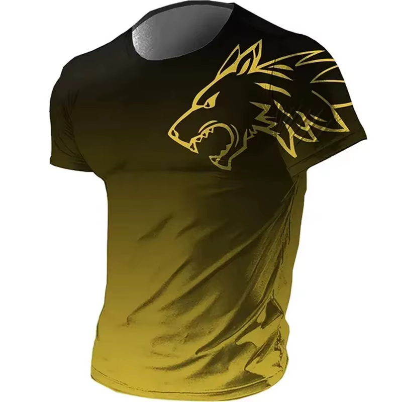T-shirts pour hommes fitness vêtements de sport 2024 été Vintage