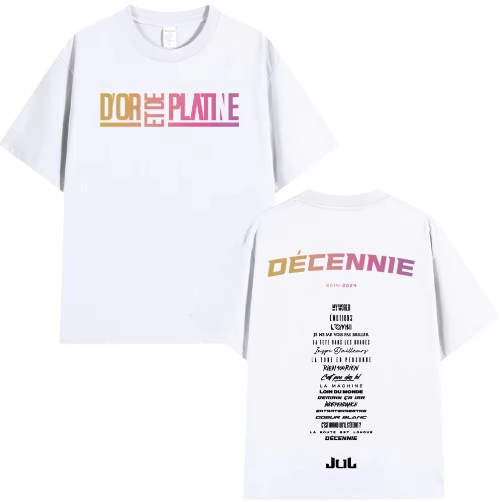 Rappeur Jul graphique T-shirt hommes femmes vêtements mode Hip Hop T-shirts décontracté haute qualité coton à manches