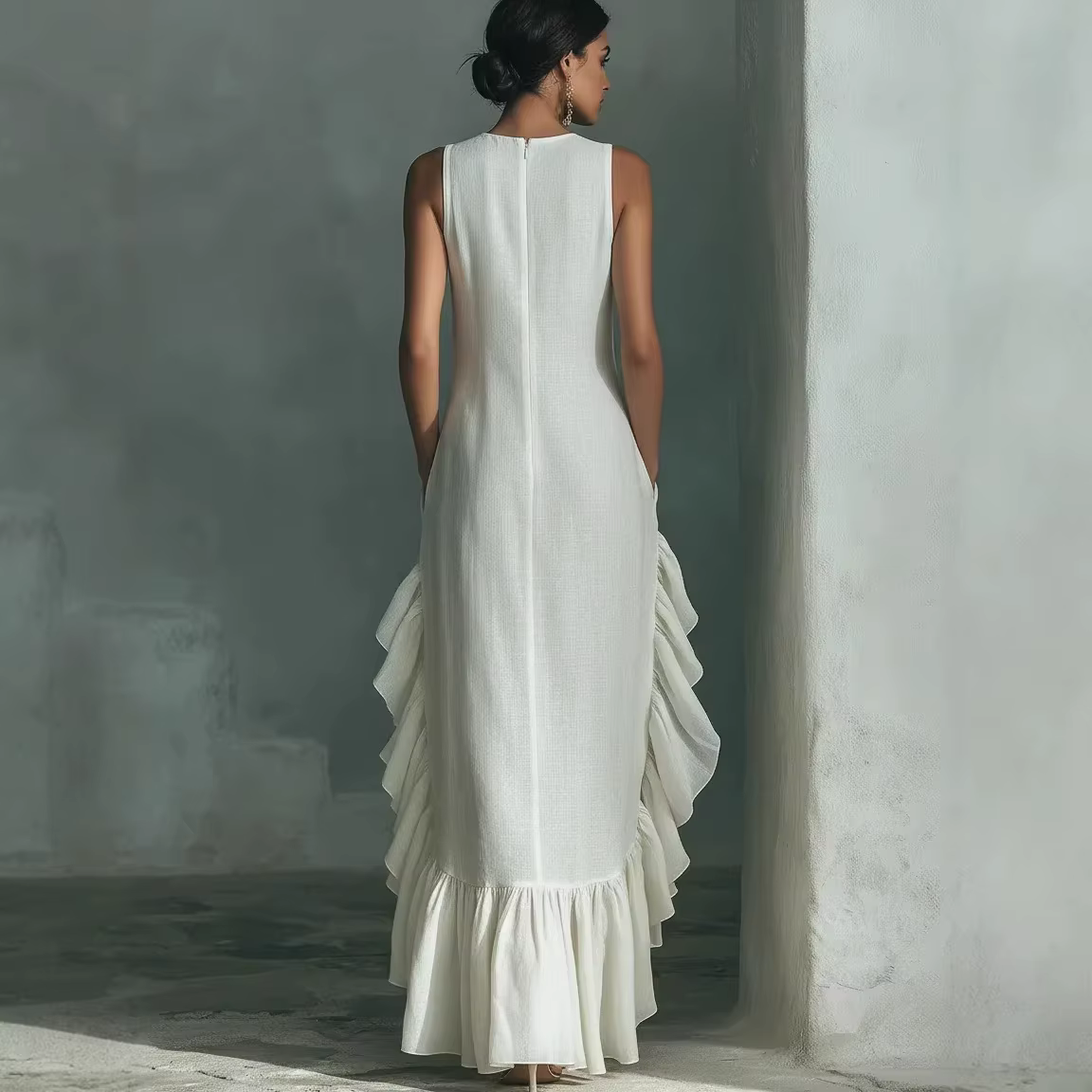 Robe à volants pour femmes