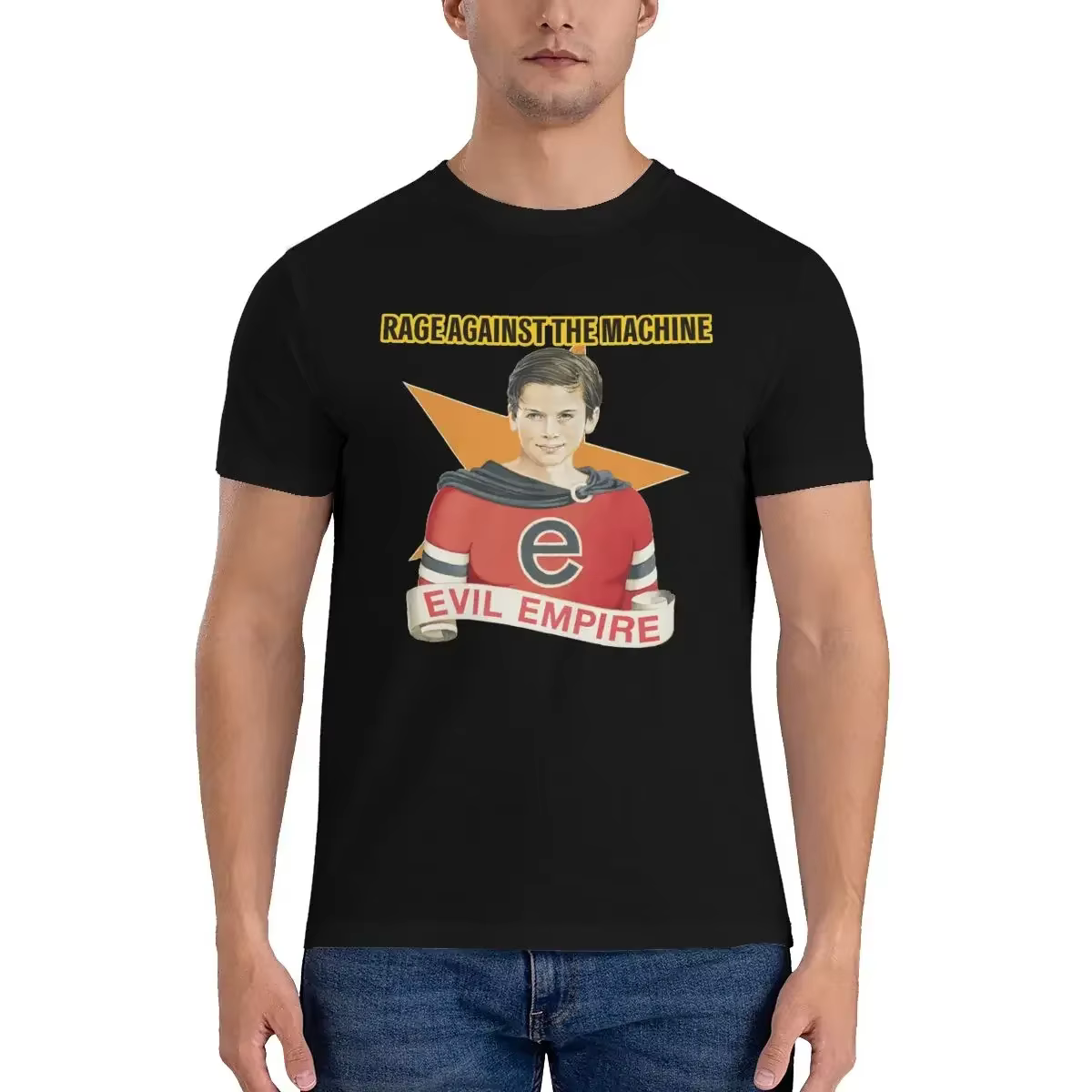 Rage contre la Machine mal Empire mince T-shirt