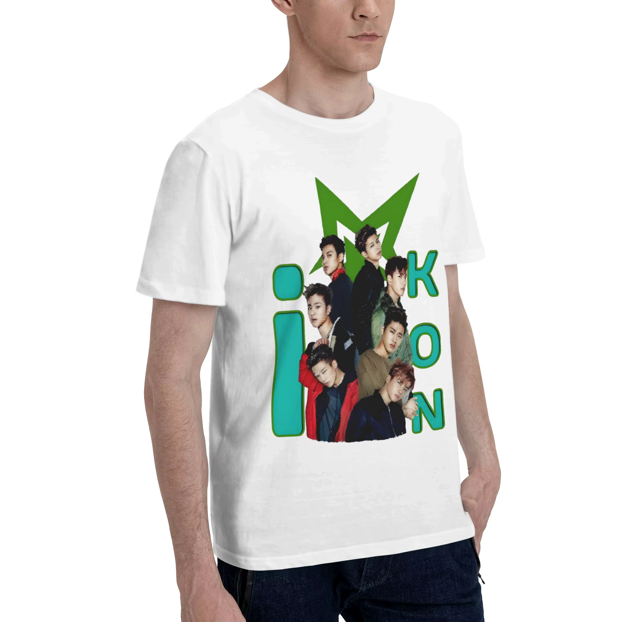 T-shirt du groupe iKON Kpop pour hommes et femmes, vêtements 100% coton, nouvelle collection