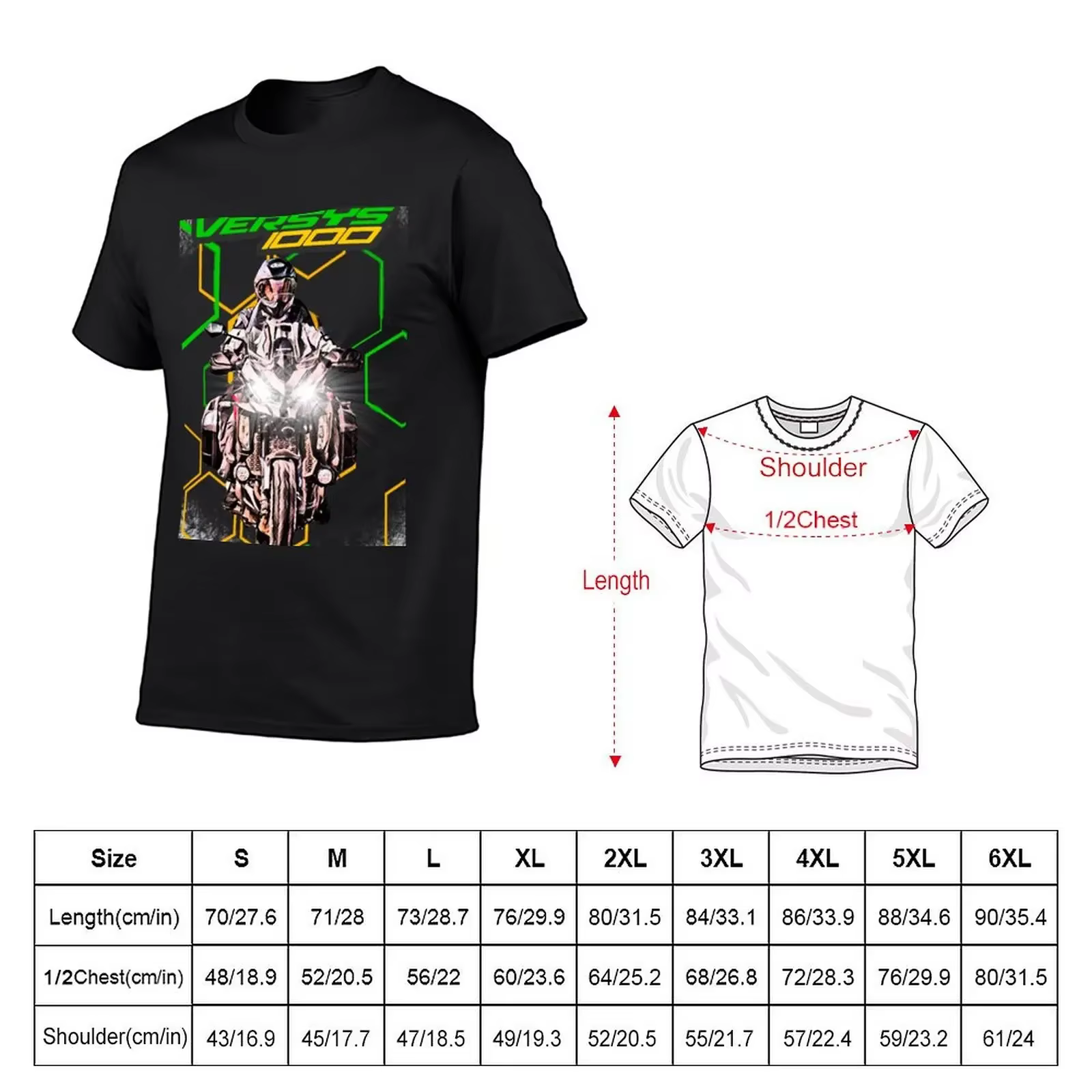 Honeycomb Versys T-shirt Premium pour homme