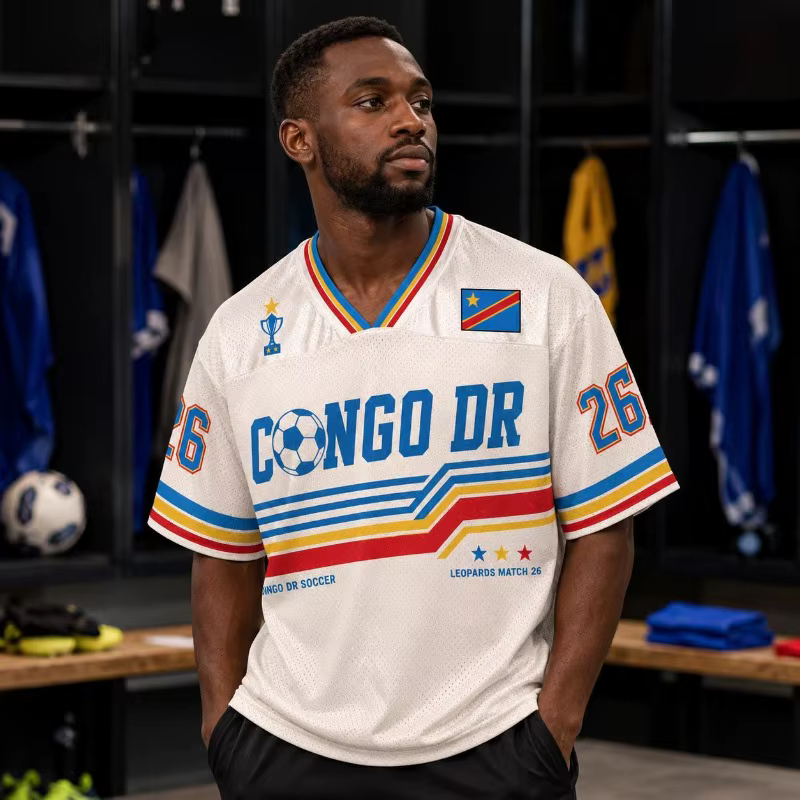 T-shirt de sport respirant style Congo été 2026