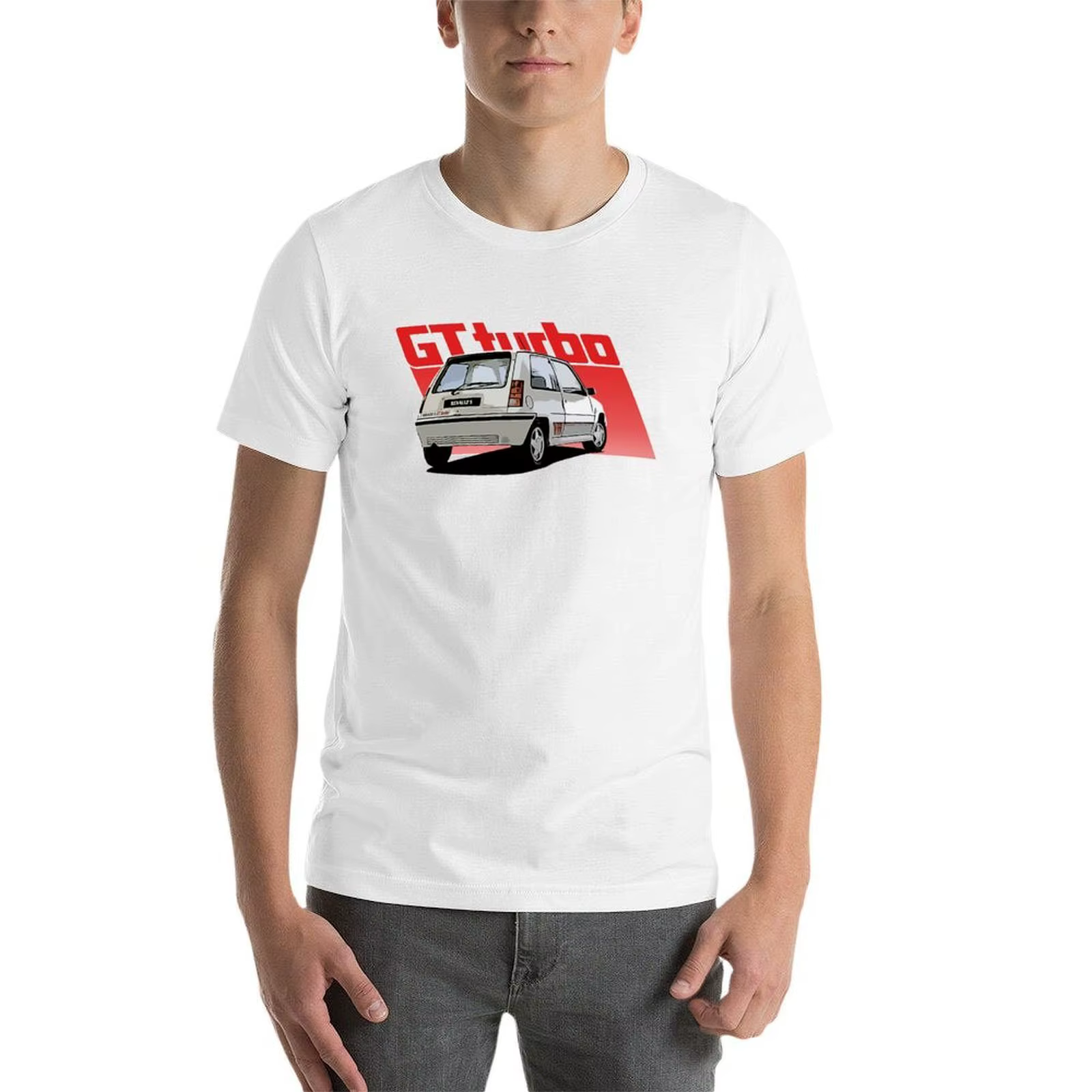 Super 5 GT Turbo t-shirt imprimé homme unisexe