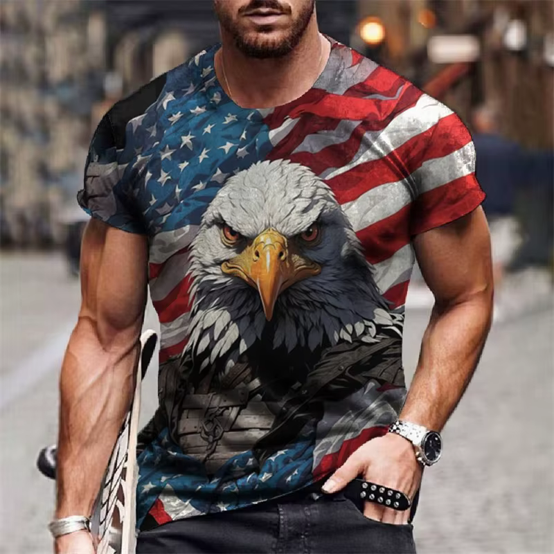 T-shirt graphique American Feel pour hommes