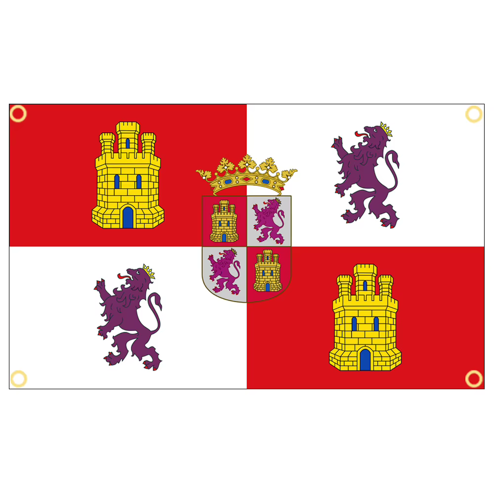 Drapeau emblématique de la Castille et León