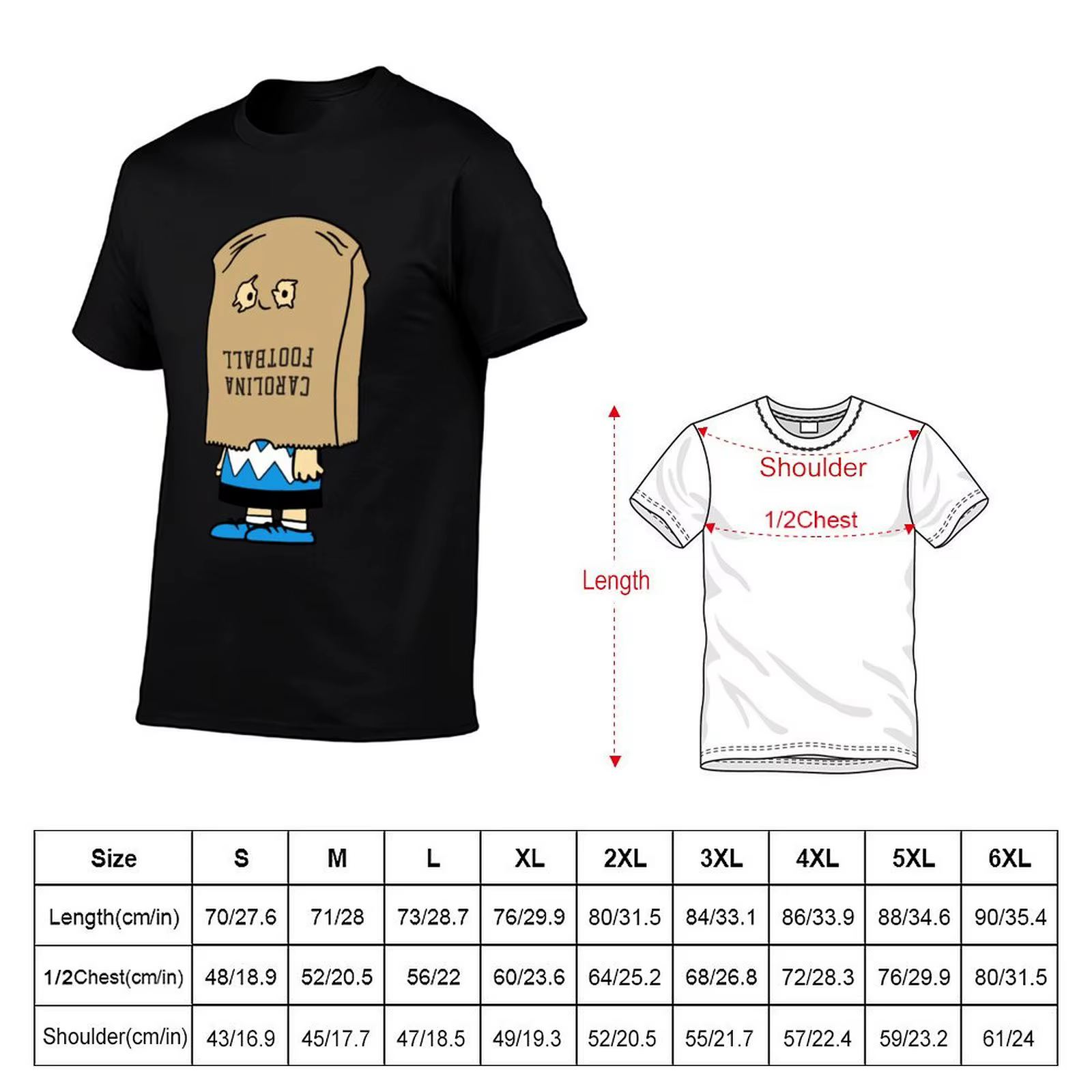T-shirt Carolina Bag Of Shame pour homme