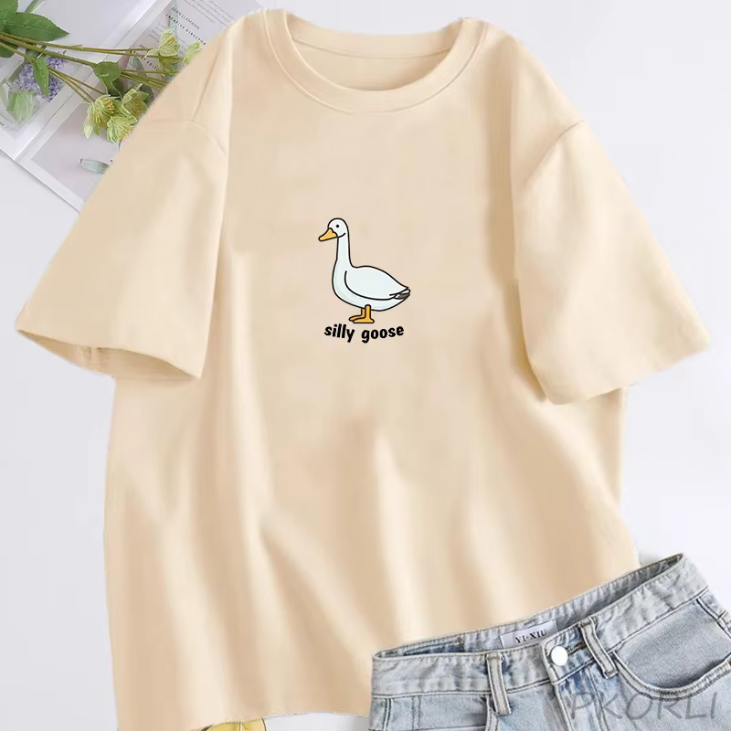 Silly Goose T-Shirt femmes à la mode unisexe