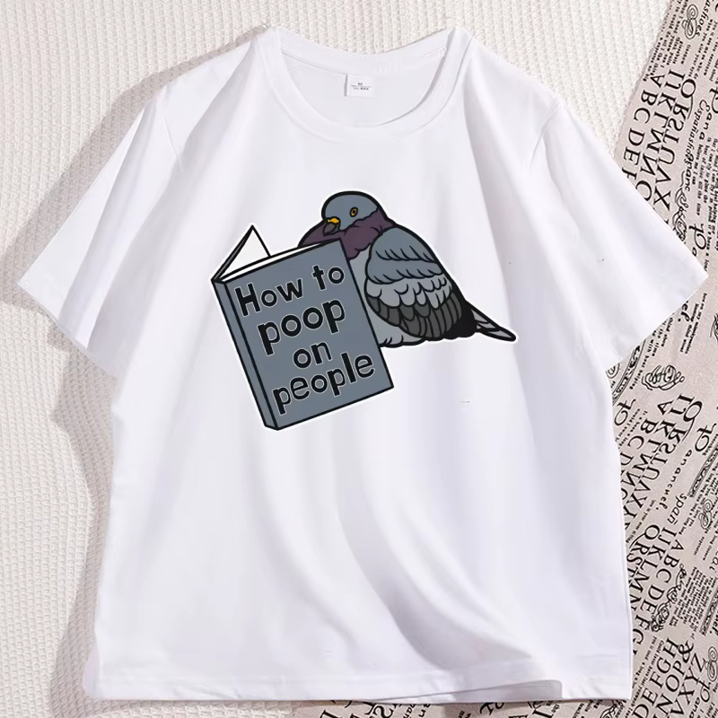 Pigeon T-Shirt comment faire caca sur les gens