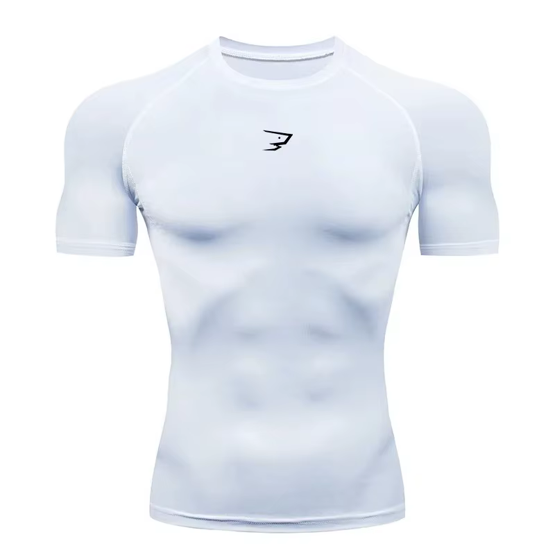 T-shirt de compression à manches courtes pour homme