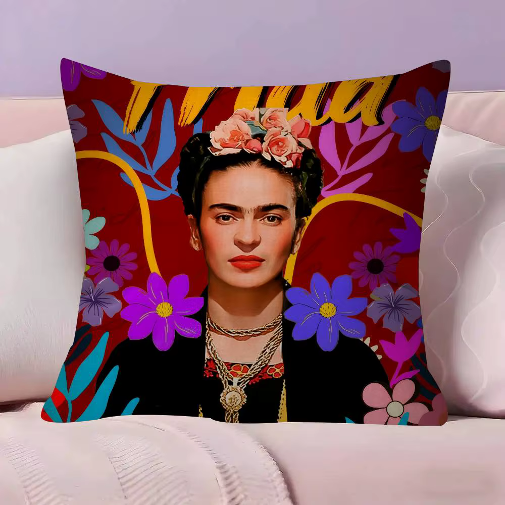 Housse de coussin personnalisée Frida Kahlo