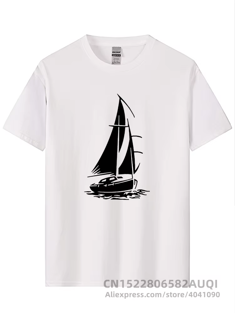 T-shirt homme drôle Yacht bateau