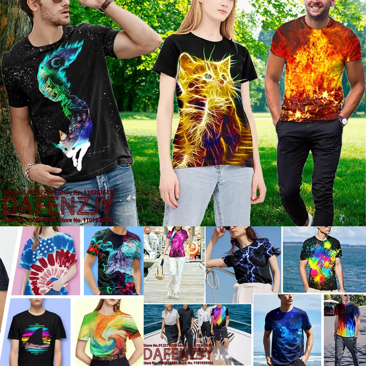 Personnalisez votre Photo impression 3D T-Shirts Anime hommes femmes décontracté mode à manches courtes t-shirt