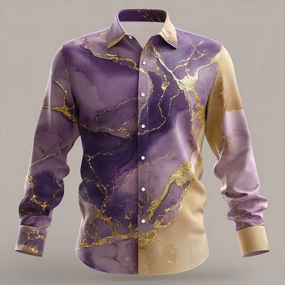 Chemise à manches longues pour hommes