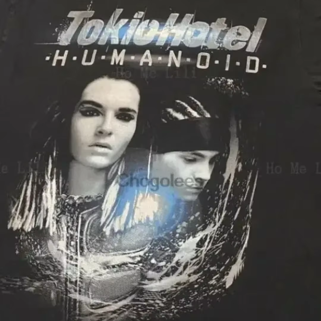 Tokio Hotel Humanoïde Dames Top T-Shirt Hommes Grand 2023 Manches Courtes Personnalisé