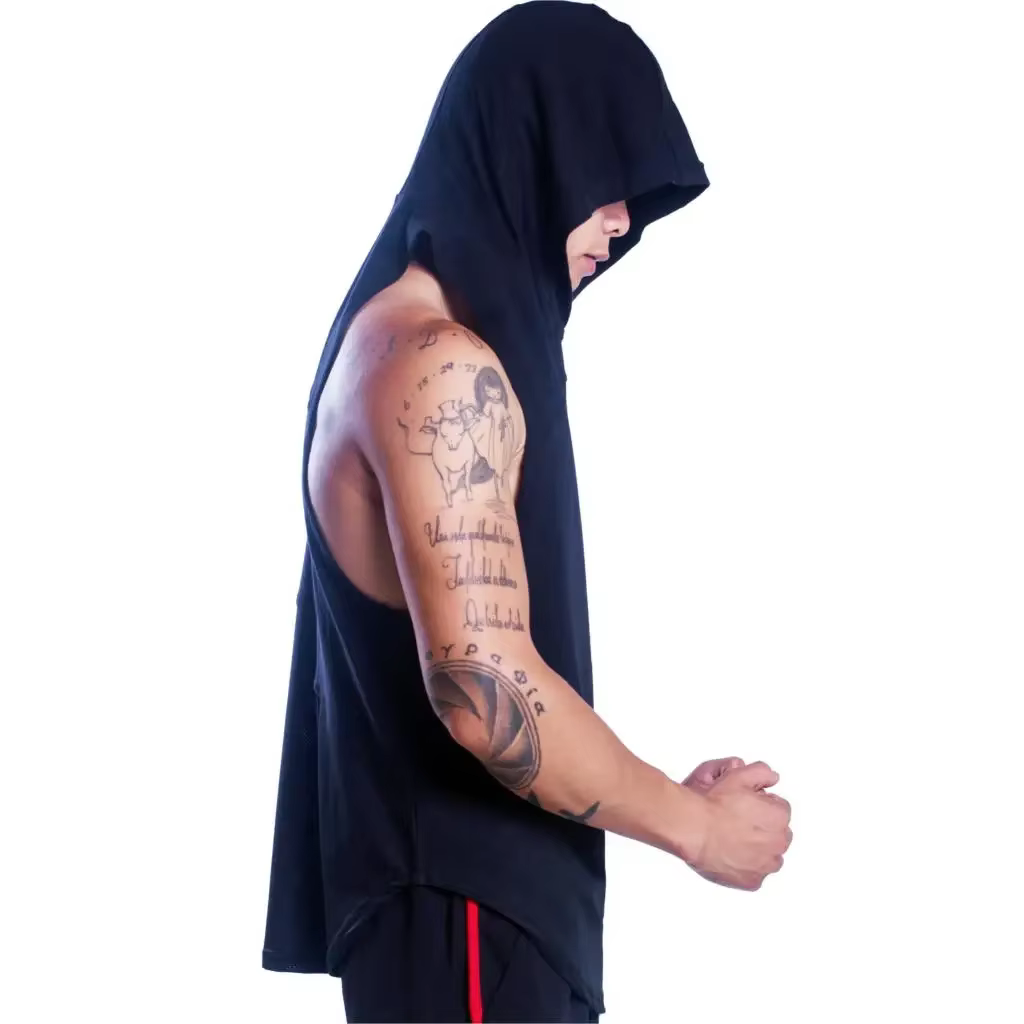 Haut à capuche de musculation Stringer pour hommes
