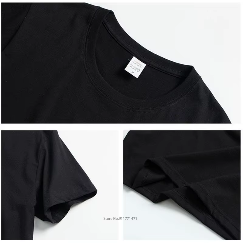 Nouveau t-shirt hauts noirs pour hommes Design