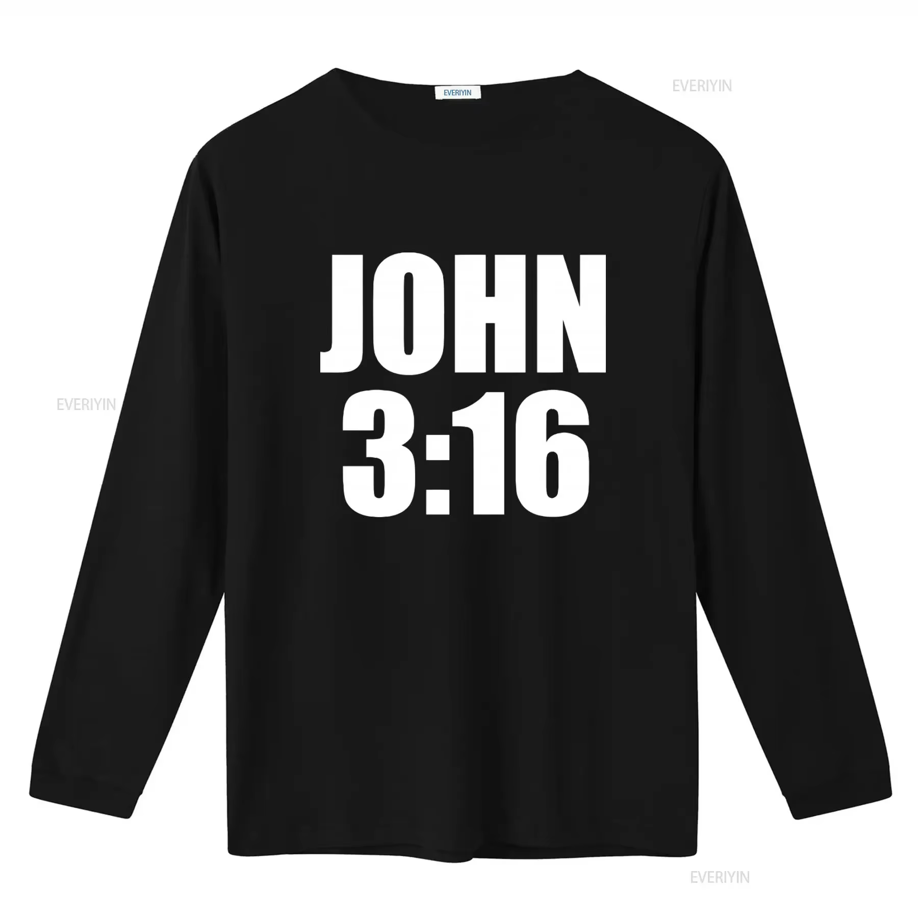 T-shirt unisexe John 3:16 avec citation chrétienne