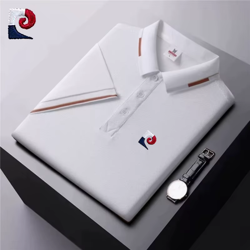 Nouveau polo à manches courtes de haute qualité pour hommes