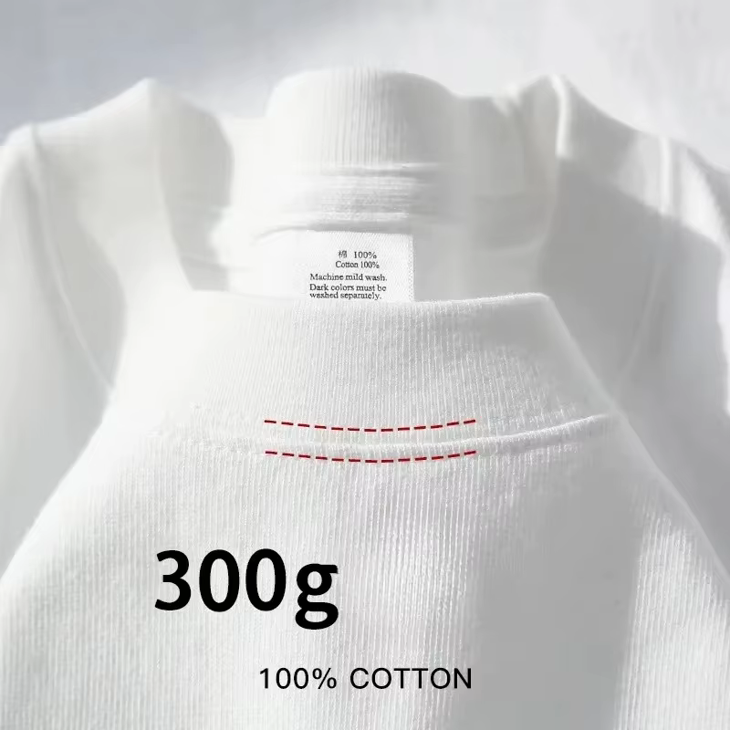 T-shirt à manches courtes en coton épais