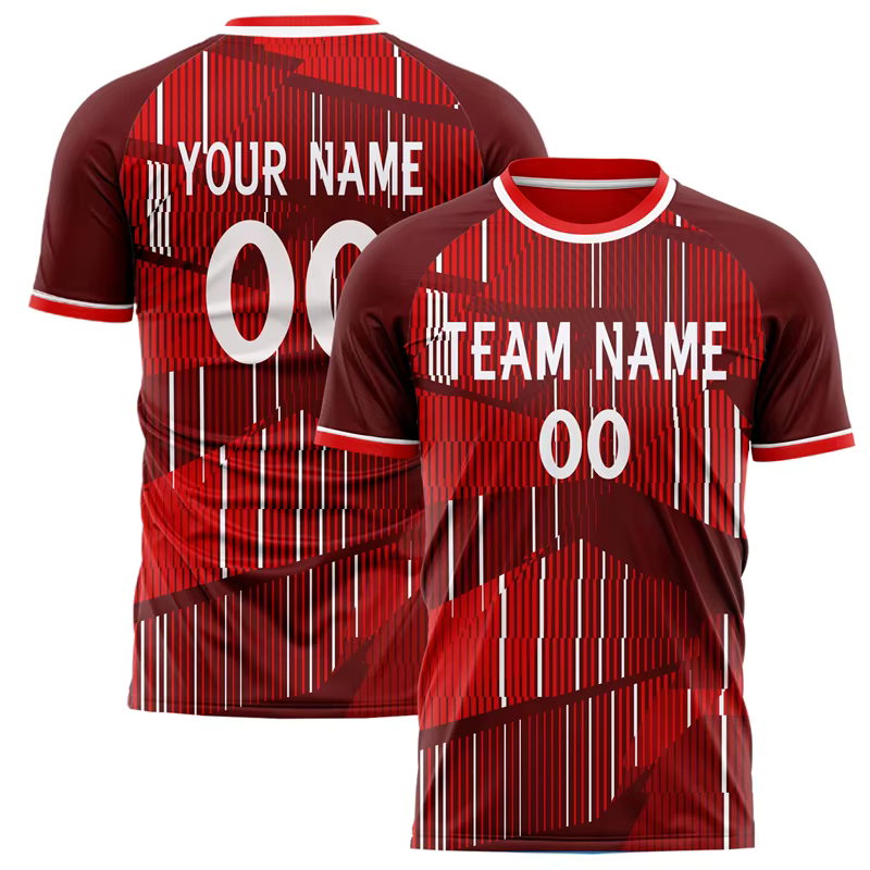 Nom de l'équipe personnalisé numéro nom T-shirt de Football