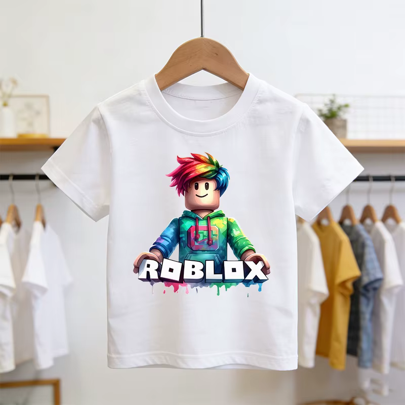 Roblox T-shirt été mode haut à manches courtes