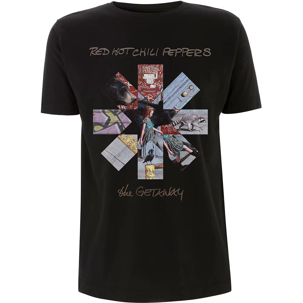 T-shirt Red Hot Chili Peppers Scribble Asterisk Band