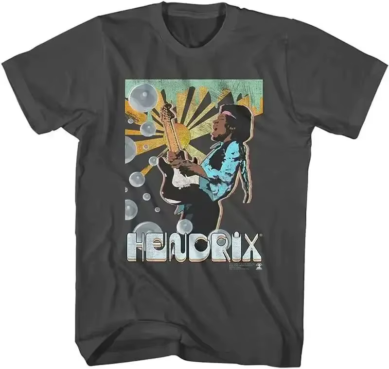 T-shirt Jimi Hendrix, musicien rock