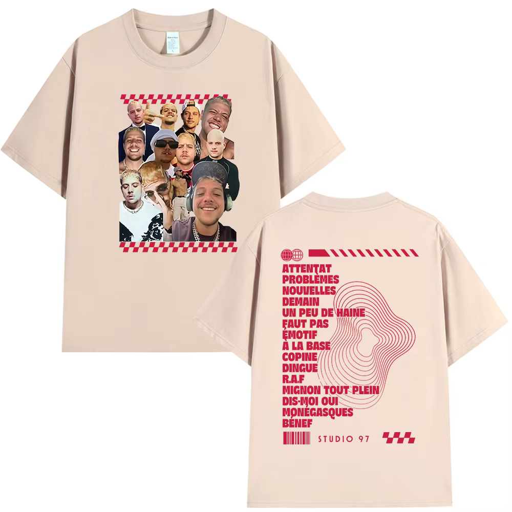 Rappeur Plk Portrait graphique T-shirt hommes femmes vêtements mode Hip Hop T-shirts décontracté coton manches courtes
