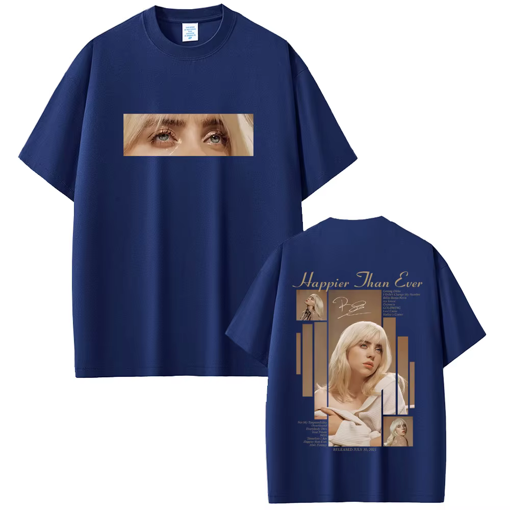 Le bonheur que jamais 2025 T-shirt hommes femmes mode Pop musique à manches courtes T-shirts unisexe Hip Hop