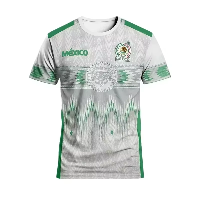 T-shirt graphique du Mexique pour hommes et femmes 2026