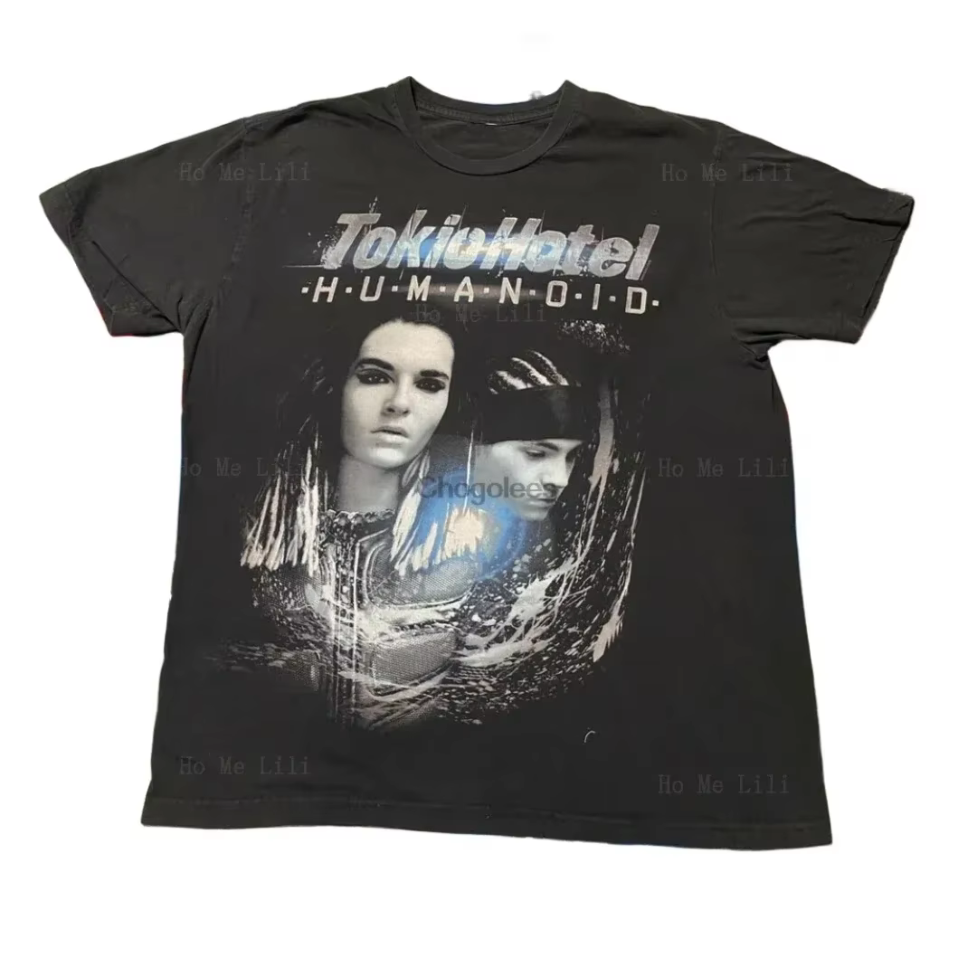 Tokio Hotel Humanoïde Dames Top T-Shirt Hommes Grand 2023 Manches Courtes Personnalisé