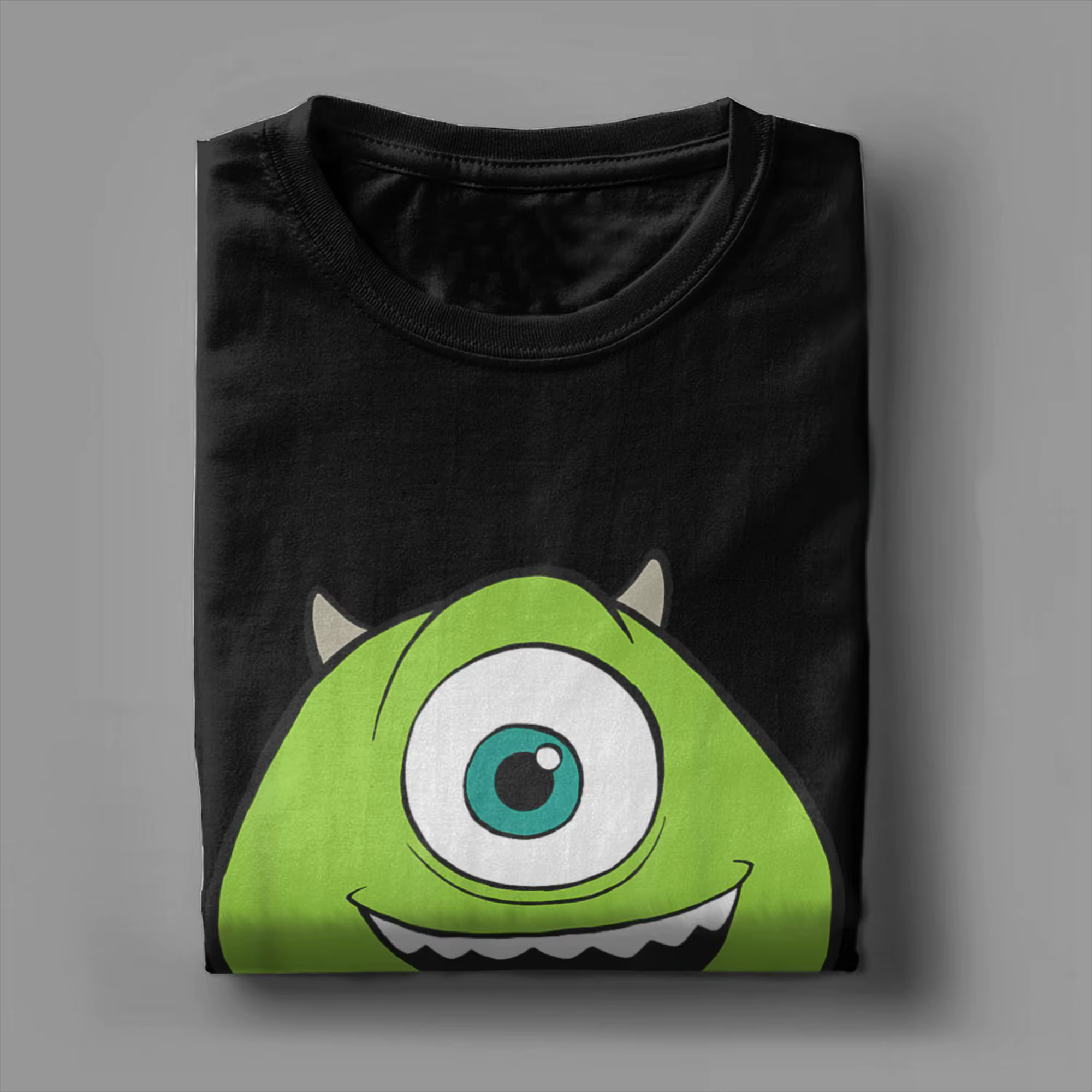 Monsters Inc Mike grand visage t-shirt été 100% coton t-shirts pour hommes Hip Hop