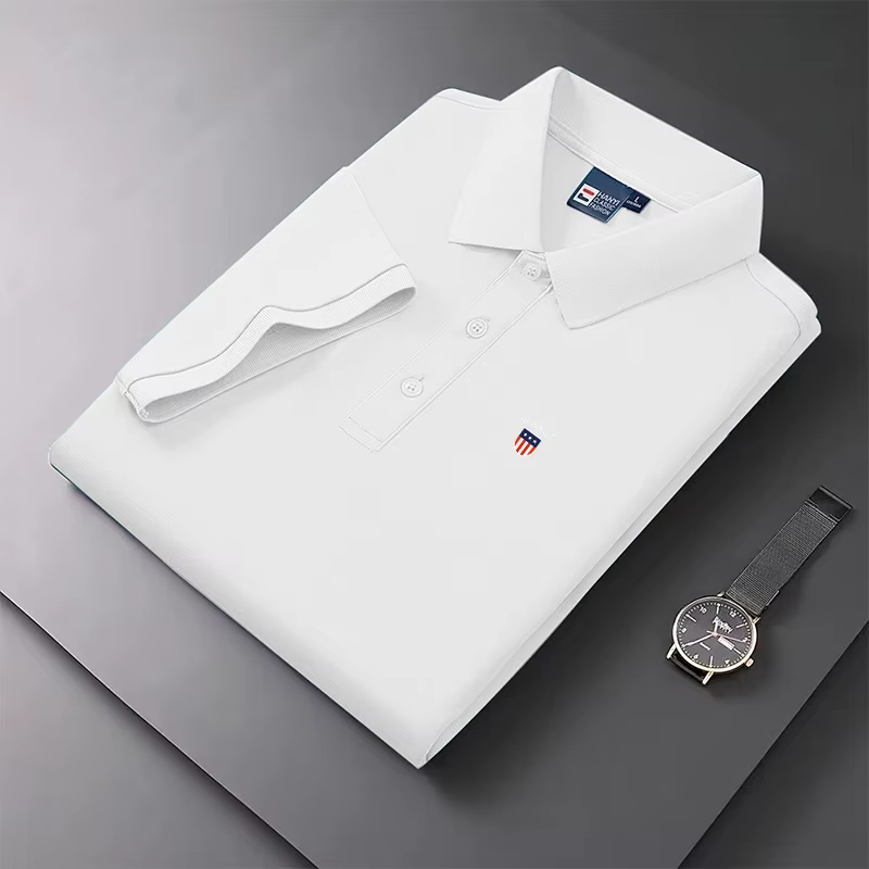 Nouvelle Collection Été 2026 – Polo Homme Anti-boulochage en Maille à Manches Courtes – Style Décontracté et Professionnel Amincissant