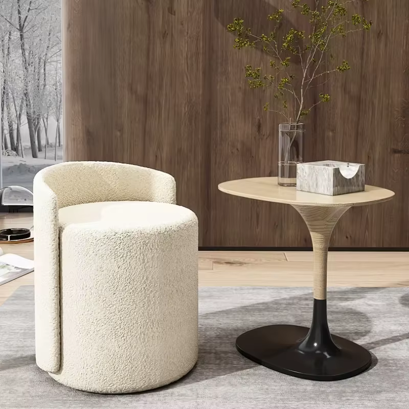 Chaise de maquillage avec dossier pour chambre à coucher