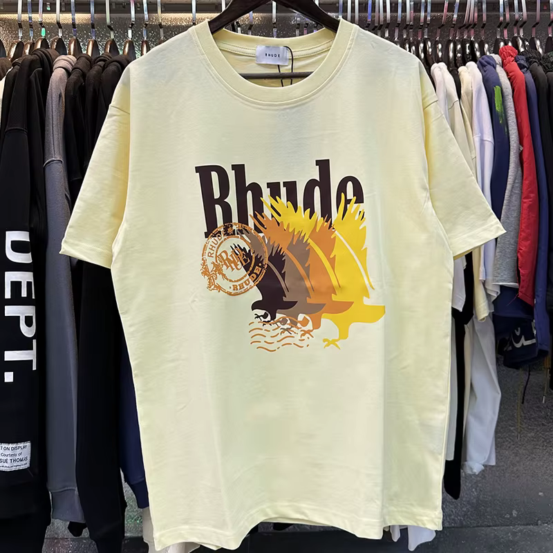 T-shirt d'été à col rond en pur coton, ample et tendance, nouveau style adapté aux hommes et aux femmes, à la mode, polyvalent, de haute qualité