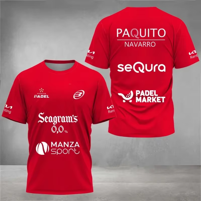 Offre spéciale en été T-shirts de sport de badminton pour jeunes hommes et femmes pour l'entraînement sportif en plein air à manches courtes