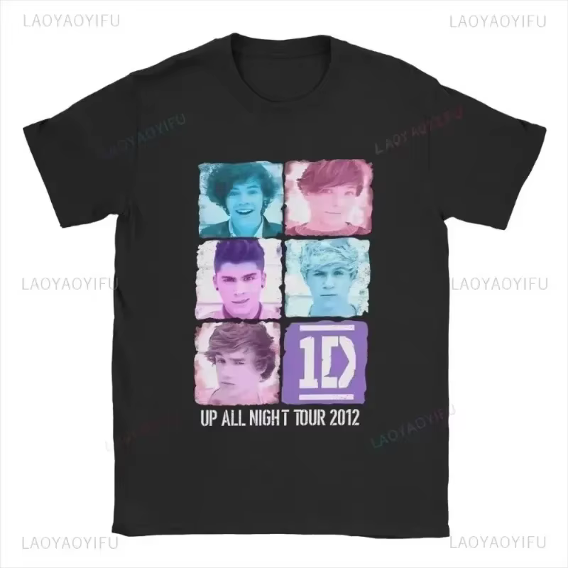 One Directions femmes imprimer T-Shirts rappeur à manches courtes t-shirt Hip Hop Vintage chanteur hauts été coton