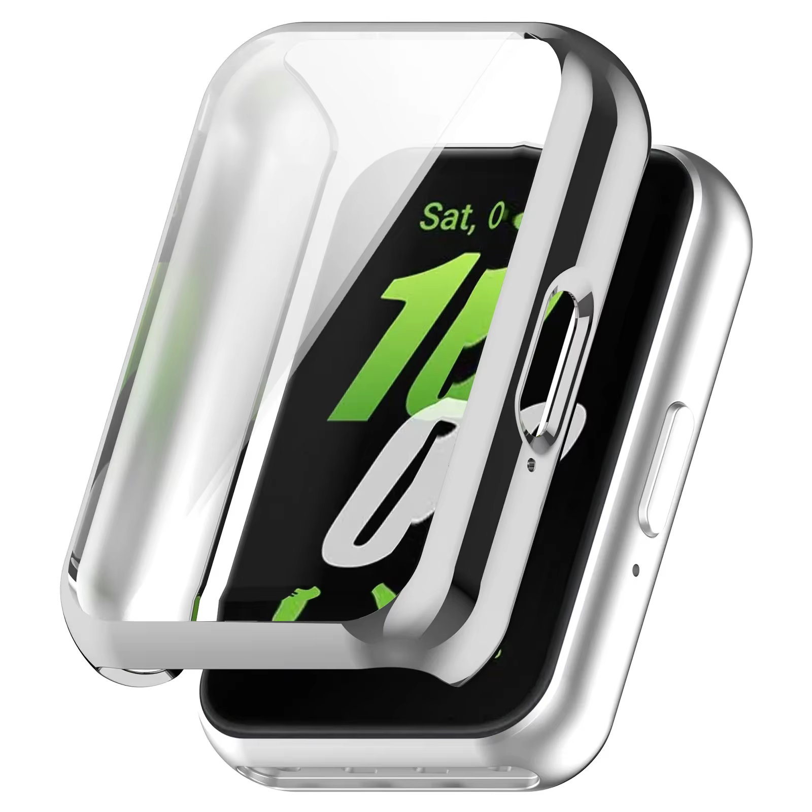 Coque pour Samsung Galaxy Fit3 protecteur d'écran TPU couverture complète housse de protection pour Samsung Galaxy Fit 3 accessoires de sangle