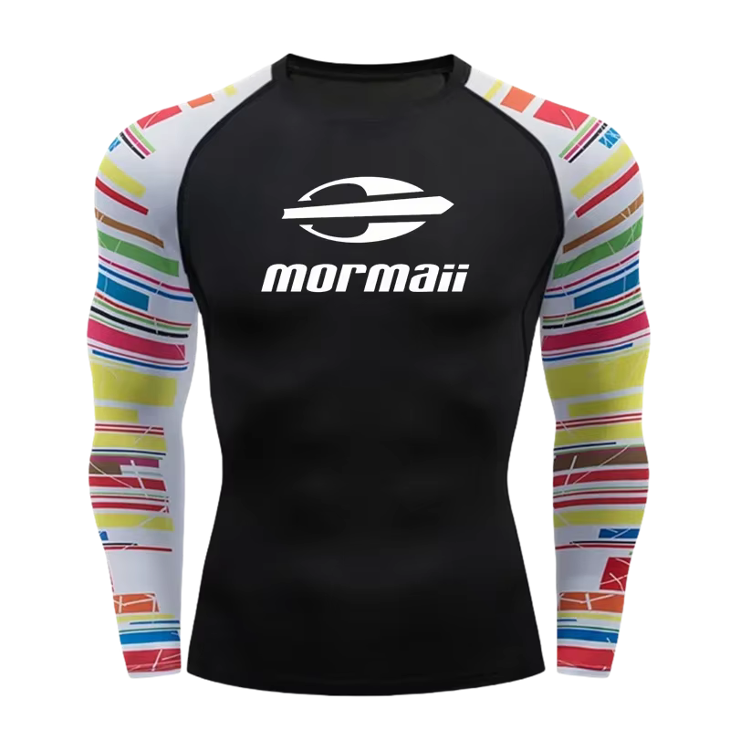 T-shirt de compression à manches longues pour homme