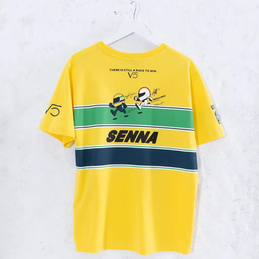 2024 F1 SENNA T-shirt chemise 30 ans T-shirt commémoratif ALONSO