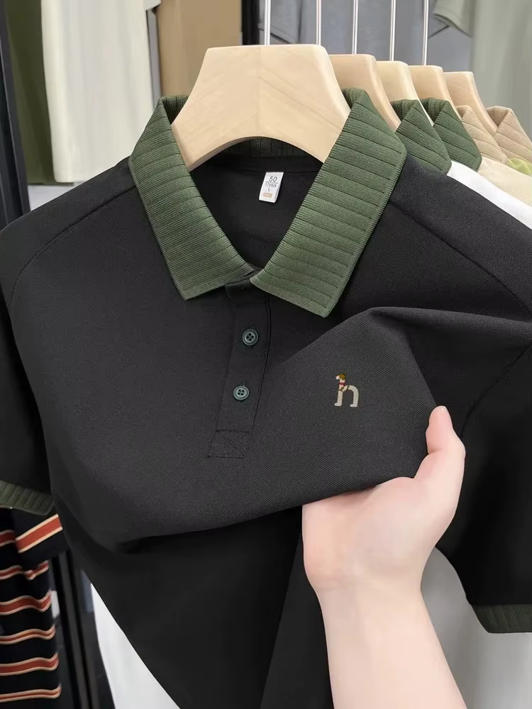 Polo à manches courtes pour homme de marque de luxe