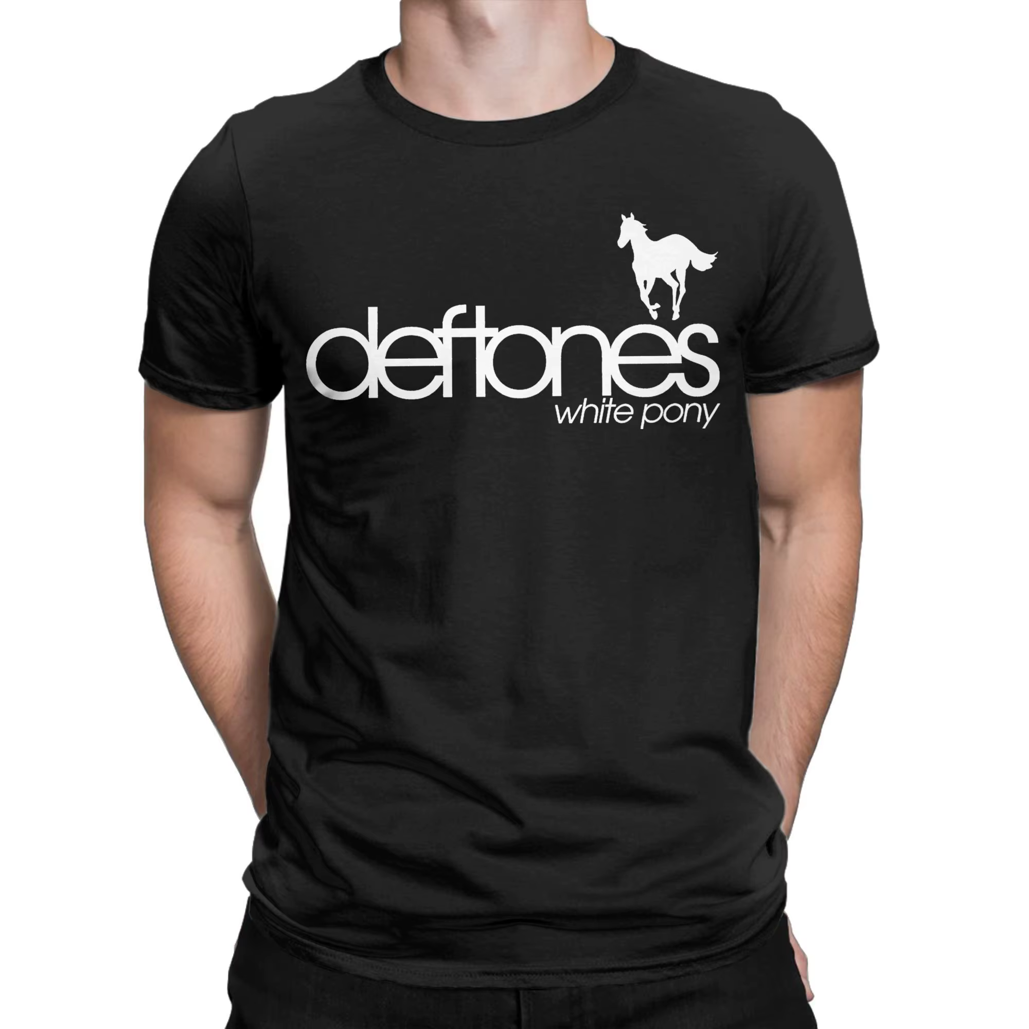 T-shirts pour hommes Deftones mode 100% coton t-shirt à manches courtes
