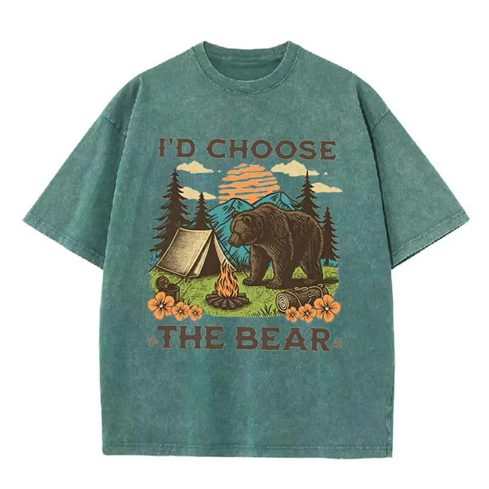 T-shirt décontracté en coton à col rond et manches courtes pour femme