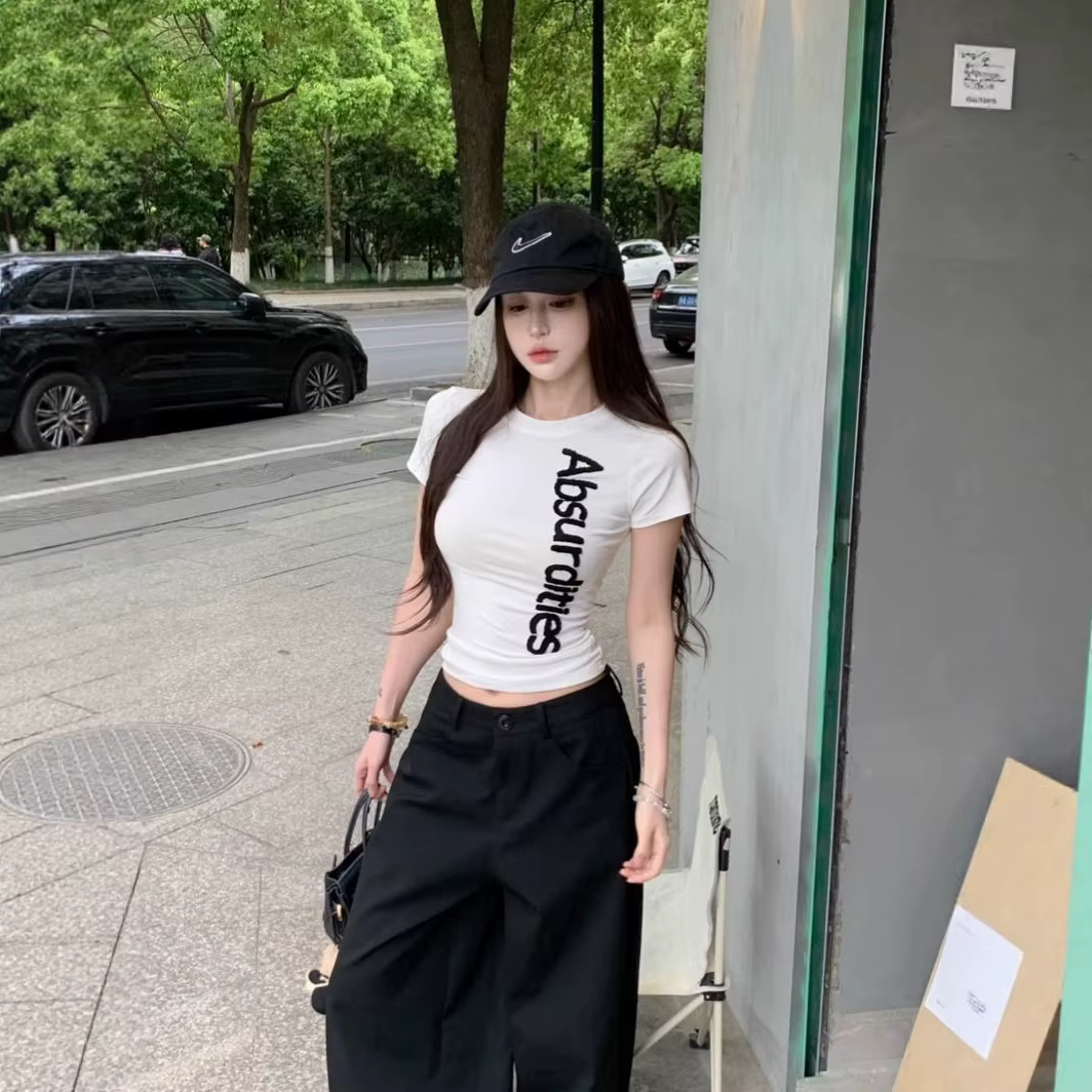 T-shirt d'été pour femme à manches courtes